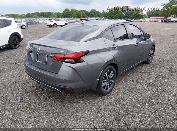 3N1CN8EV0ML824075 2021 NISSAN VERSA Gray Задня права чверть