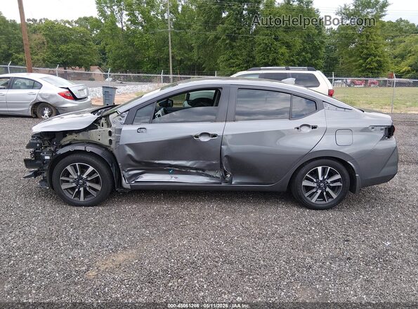 3N1CN8EV0ML824075 2021 NISSAN VERSA Gray 