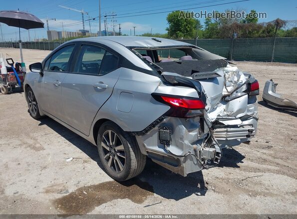 3N1CN8EV0ML894904 2021 NISSAN VERSA Silver Rear left