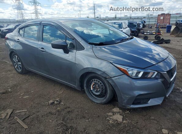 3N1CN8EV1ML872913 2021 NISSAN VERSA Gray 