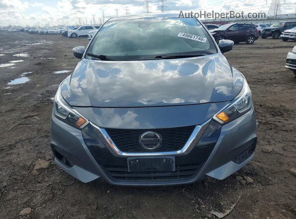 3N1CN8EV1ML872913 2021 NISSAN VERSA Gray 