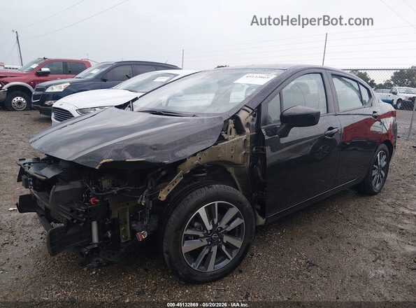 3N1CN8EV1PL862578 2023 NISSAN VERSA Black წინა ხედი