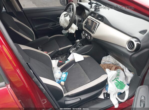3N1CN8EV2LL803551 2020 NISSAN VERSA Красный Вид салона спереди