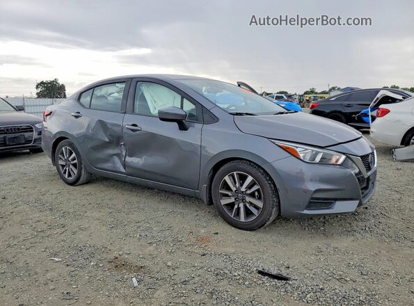 3N1CN8EV2LL809902 2020 NISSAN VERSA Gray Delantero derecho