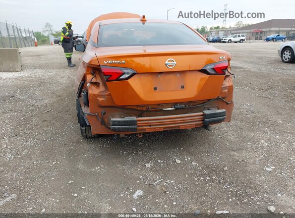 3N1CN8EV2LL831544 2020 NISSAN VERSA Orange წინა ხედი