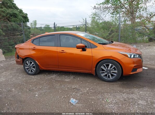 3N1CN8EV2LL831544 2020 NISSAN VERSA Orange უკანა სალონის ხედი