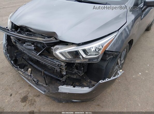 3N1CN8EV2ML840844 2021 NISSAN VERSA Gray 