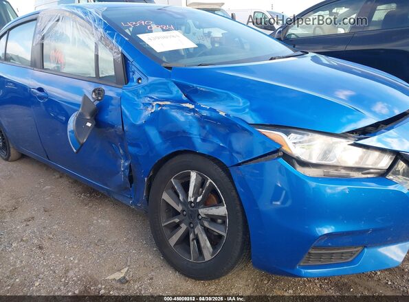 3N1CN8EV3ML876171 2021 NISSAN VERSA Синий Вид спереди