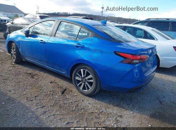 3N1CN8EV3ML876171 2021 NISSAN VERSA Синий Задняя левая четверть