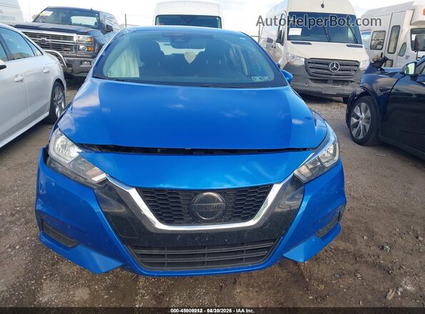 3N1CN8EV3ML876171 2021 NISSAN VERSA Синий Вид щитка приборов