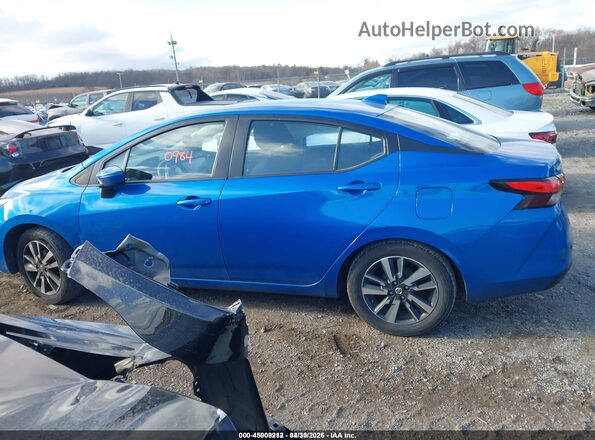 3N1CN8EV3ML876171 2021 NISSAN VERSA Синий Панорамный вид салона 360°