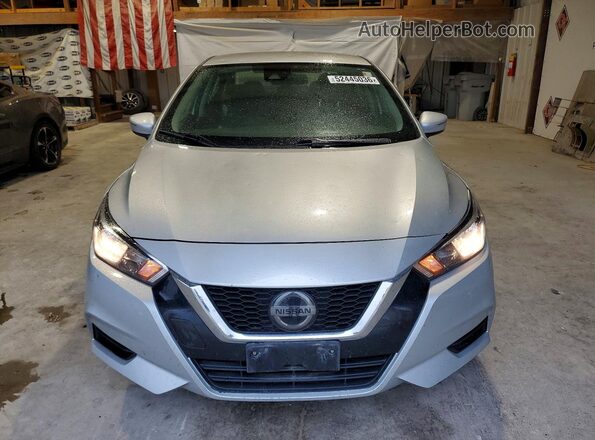 3N1CN8EV4ML833488 2021 NISSAN VERSA Silver 