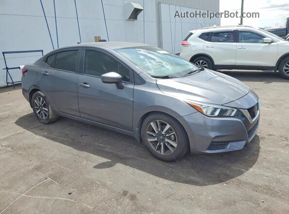 3N1CN8EV5ML921370 2021 NISSAN VERSA Gray 