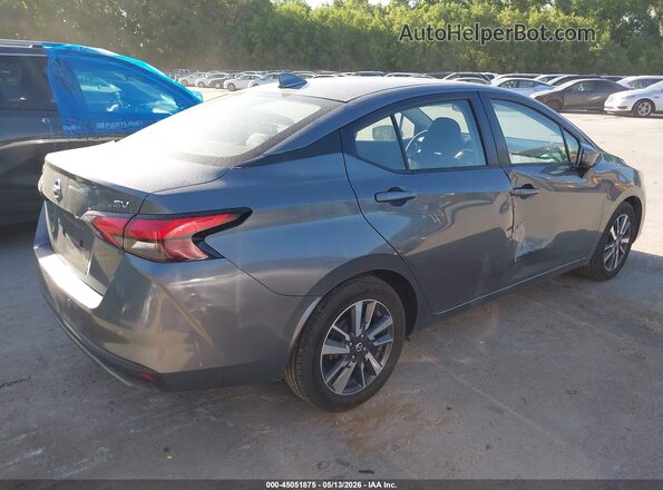 3N1CN8EV7ML808214 2021 NISSAN VERSA Серый Задняя правая четверть