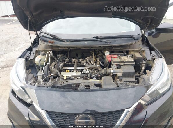 3N1CN8EV7ML853671 2021 NISSAN VERSA Черный Вид сзади