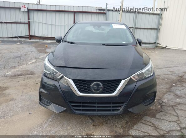 3N1CN8EV7ML853671 2021 NISSAN VERSA Черный Вид щитка приборов