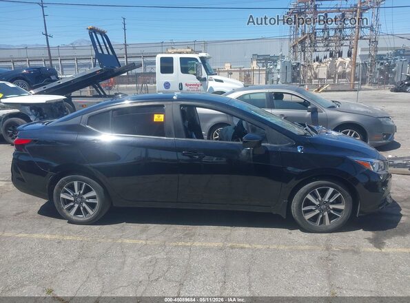 3N1CN8EV9ML886283 2021 NISSAN VERSA Black Widok wnętrza z tyłu