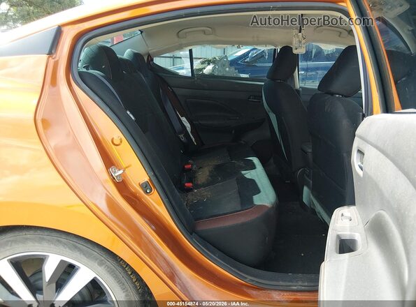 3N1CN8FV0ML808893 2021 NISSAN VERSA Orange VIN კოდის სტიკერის ხედი