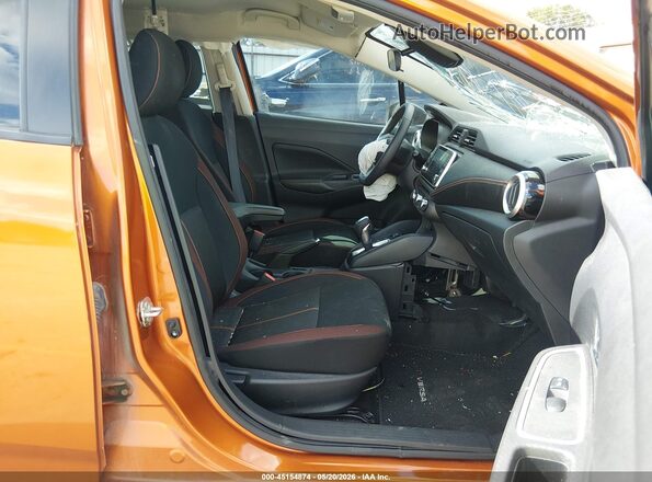 3N1CN8FV0ML808893 2021 NISSAN VERSA Orange წინა სალონის ხედი
