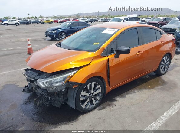 3N1CN8FV2LL904880 2020 NISSAN VERSA Оранжевый Передняя левая четверть