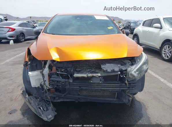 3N1CN8FV2LL904880 2020 NISSAN VERSA Оранжевый Вид задней части салона