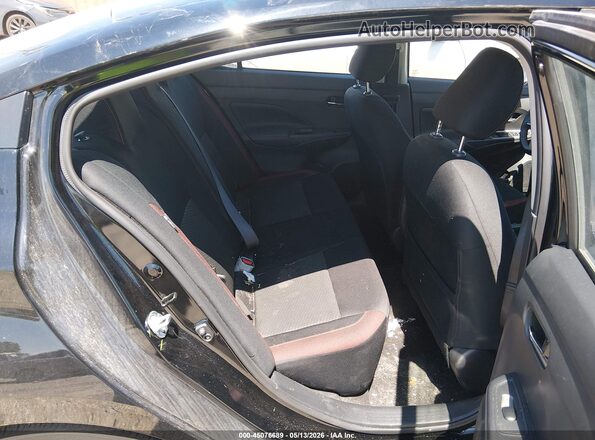 3N1CN8FV2SL874049 2025 NISSAN VERSA Black Widok naklejki z numerem VIN