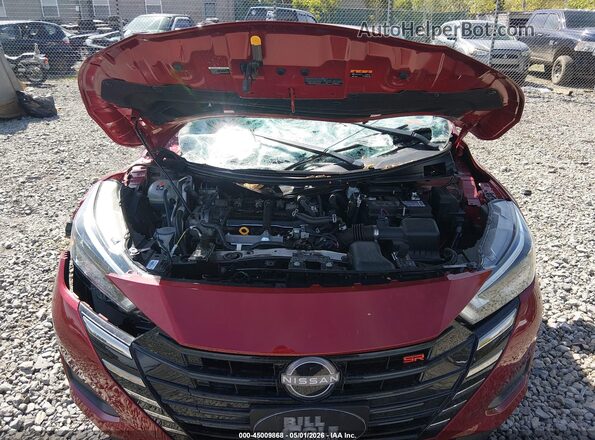 3N1CN8FV8SL873682 2025 NISSAN VERSA Red Հետևի տեսք