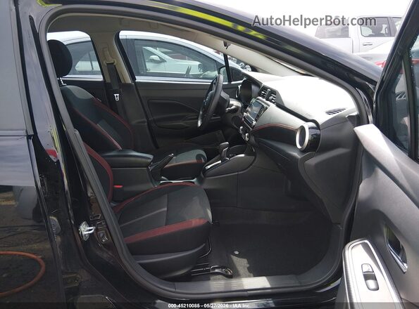 3N1CN8FV9PL838270 2023 NISSAN VERSA Black Widok wnętrza z przodu