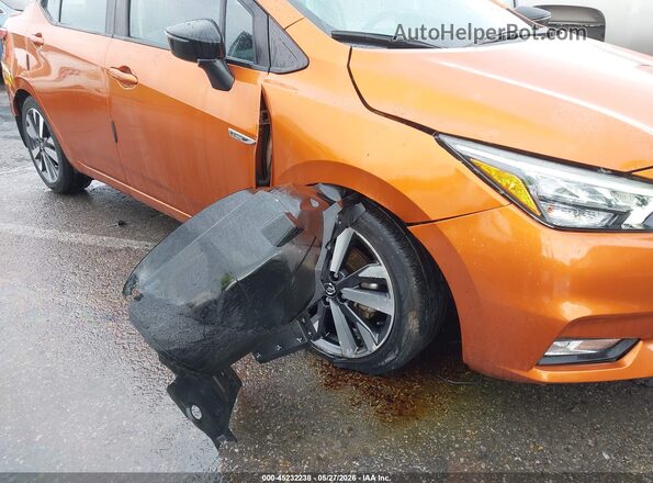 3N1CN8FVXML854893 2021 NISSAN VERSA Orange Դիմացի տեսք
