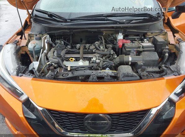 3N1CN8FVXML854893 2021 NISSAN VERSA Orange Հետևի տեսք