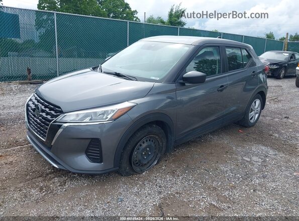 3N1CP5BV0ML513517 2021 NISSAN KICKS Gray Przód lewy