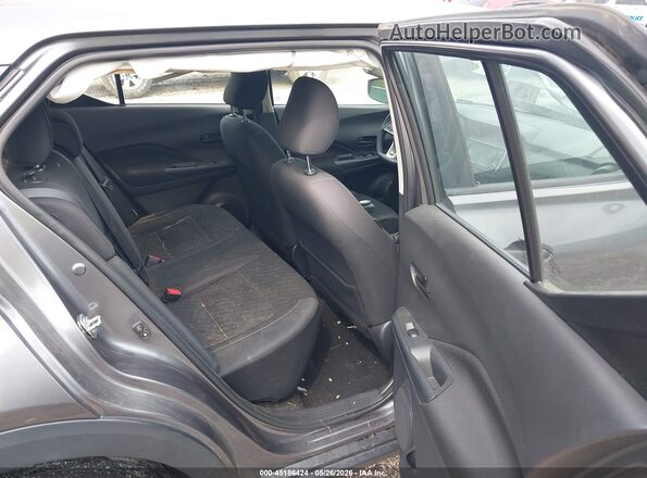 3N1CP5BV0ML513517 2021 NISSAN KICKS Gray Widok naklejki z numerem VIN