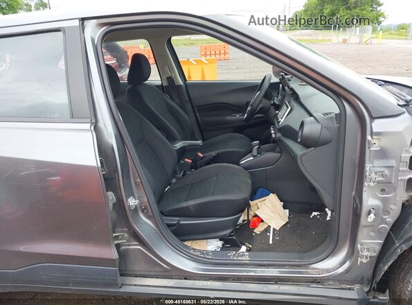 3N1CP5BV0ML518930 2021 NISSAN KICKS Серый Вид салона спереди