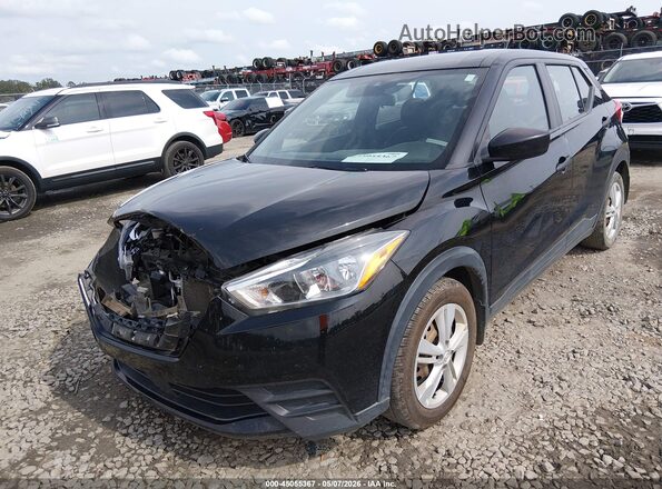 3N1CP5BV1LL536173 2020 NISSAN KICKS Black Առջևի ձախ երեք քառորդ տեսարան