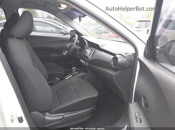 3N1CP5BV2ML514328 2021 NISSAN KICKS White Вид салону спереду