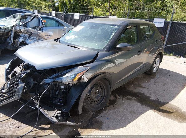3N1CP5BV2ML551900 2021 NISSAN KICKS Gray Vista tres cuartos delantera izquierda