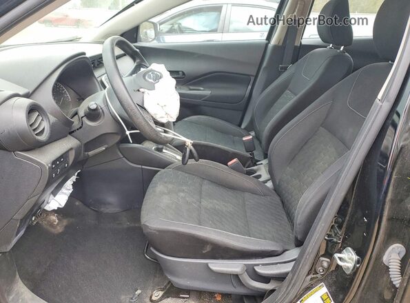 3N1CP5BV3ML561478 2021 NISSAN KICKS Black Вид салону спереду