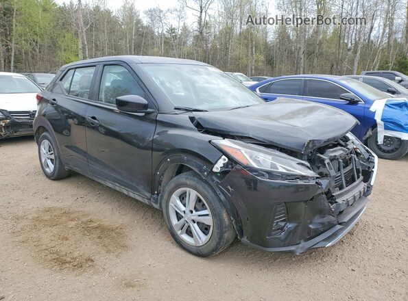 3N1CP5BV3ML561478 2021 NISSAN KICKS Black Передня права чверть