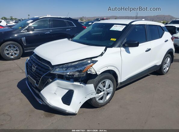 3N1CP5BV3RL533087 2024 NISSAN KICKS White Vista frontal