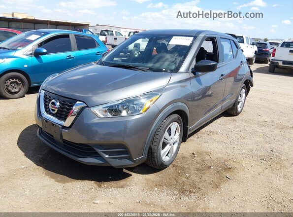 3N1CP5BV4LL549726 2020 NISSAN KICKS Серый Передняя левая четверть