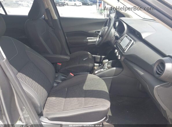 3N1CP5BV4ML534368 2021 NISSAN KICKS Gray Widok wnętrza z przodu