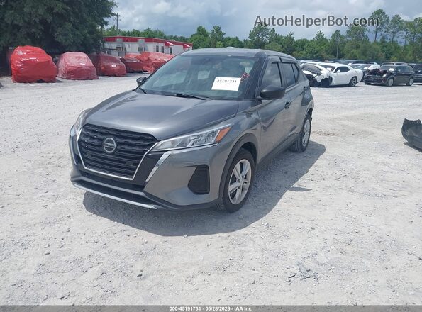 3N1CP5BV4ML534368 2021 NISSAN KICKS Gray Przód lewy