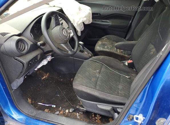 3N1CP5BV4NL506782 2022 NISSAN KICKS Blue Vista interior delantera