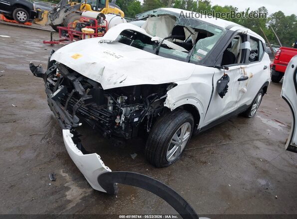 3N1CP5BV4PL511600 2023 NISSAN KICKS Белый Передняя левая четверть