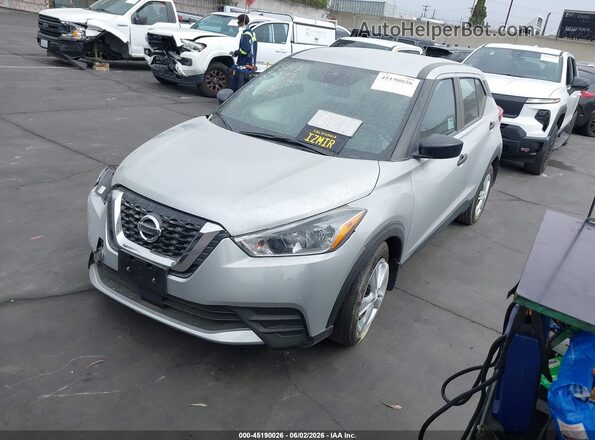 3N1CP5BV5LL485308 2020 NISSAN KICKS Серебряный Передняя левая четверть