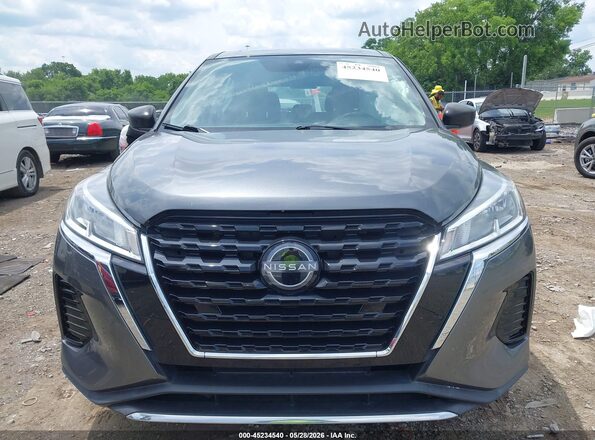 3N1CP5BV5NL530511 2022 NISSAN KICKS Gray Вид щитка приладів