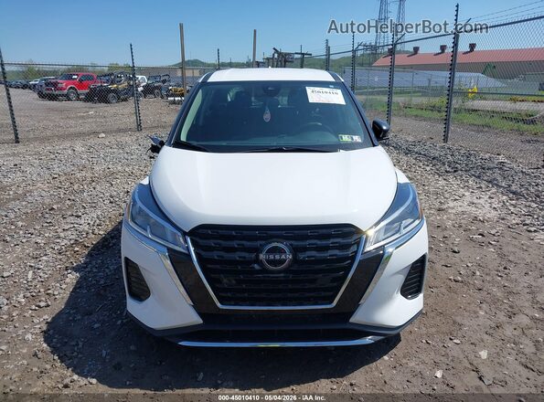 3N1CP5BV5RL585594 2024 NISSAN KICKS White Սարքավորումների վահանակի տեսք