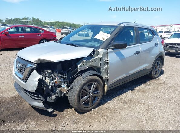 3N1CP5BV6LL515545 2020 NISSAN KICKS Серебряный Передняя левая четверть
