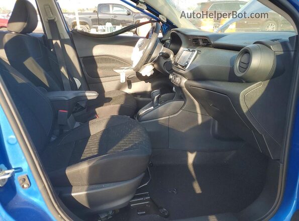 3N1CP5BV8ML544157 2021 NISSAN KICKS Blue Vista interior delantera