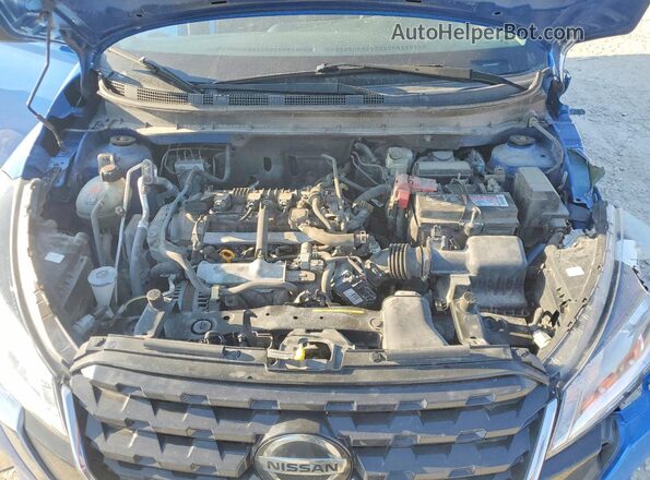 3N1CP5BV8ML544157 2021 NISSAN KICKS Blue Vista del compartimento del motor